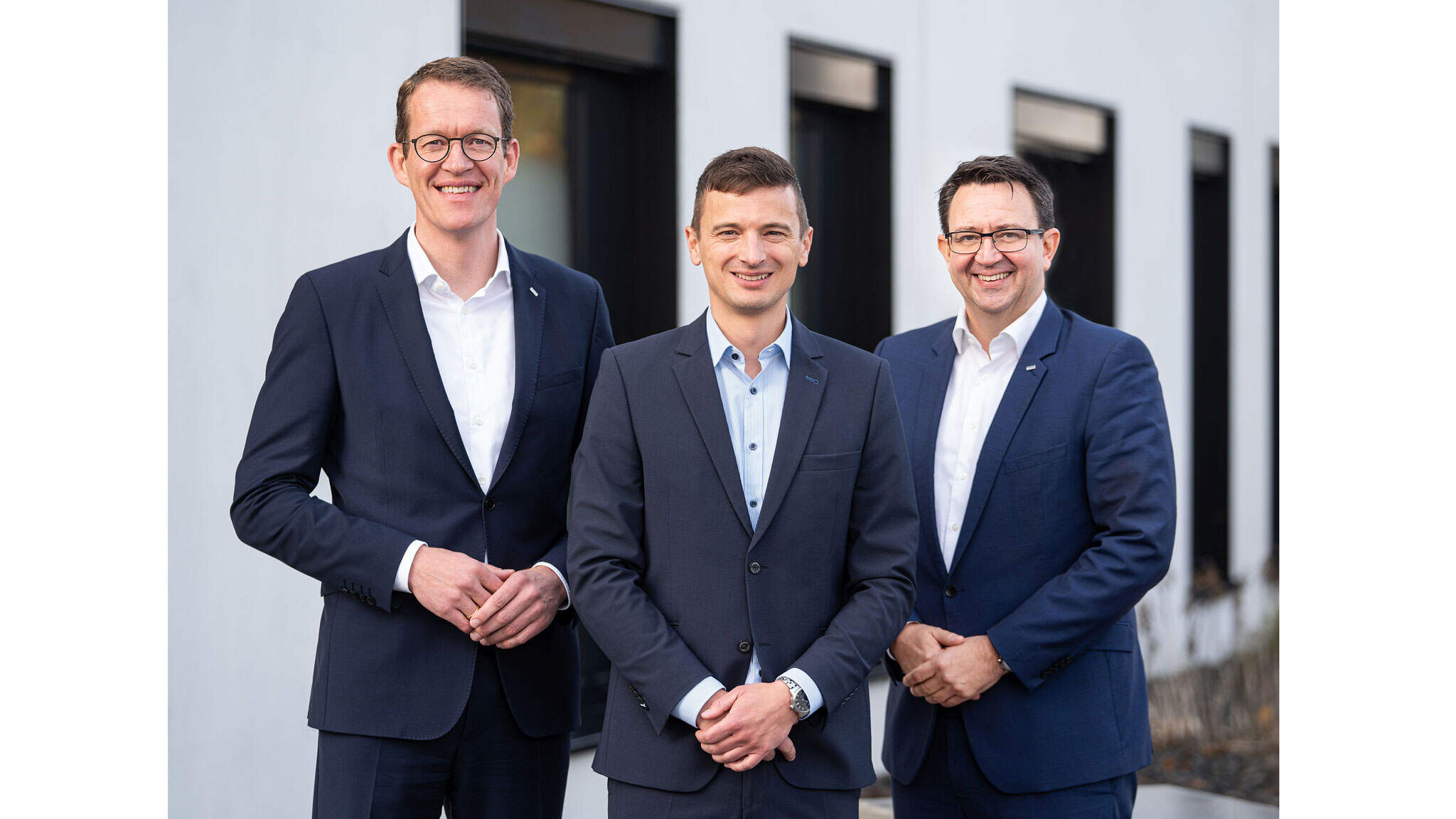 Burkhard Eling (CEO skupiny DACHSER), Markus Lechner (General Manager kasasi), Stefan Hohm (CDO skupiny Dachser)