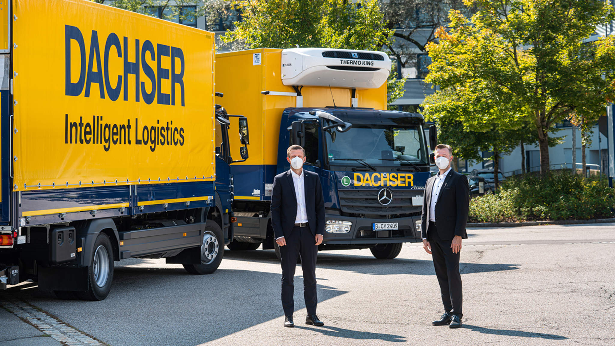 Alexander Tonn, COO Road Logistics DACHSER (vľavo) Martin Kehnen, Head of CharterWay German (vpravo)